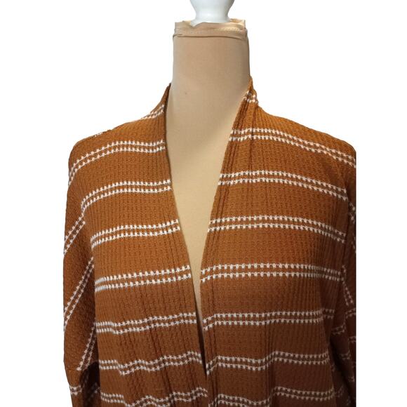 BETSEYS BOUTIQUE SHOP Cozy Casual Thermal Coverup Cardigan XL - Picture 2 of 8